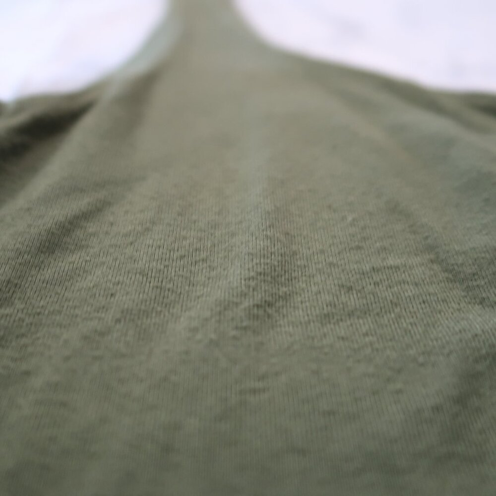 Pacsun Basics Tank Top Womens Cropped Spaghetti Strap Sleeveless Shirt Green L - Picture 8 of 14